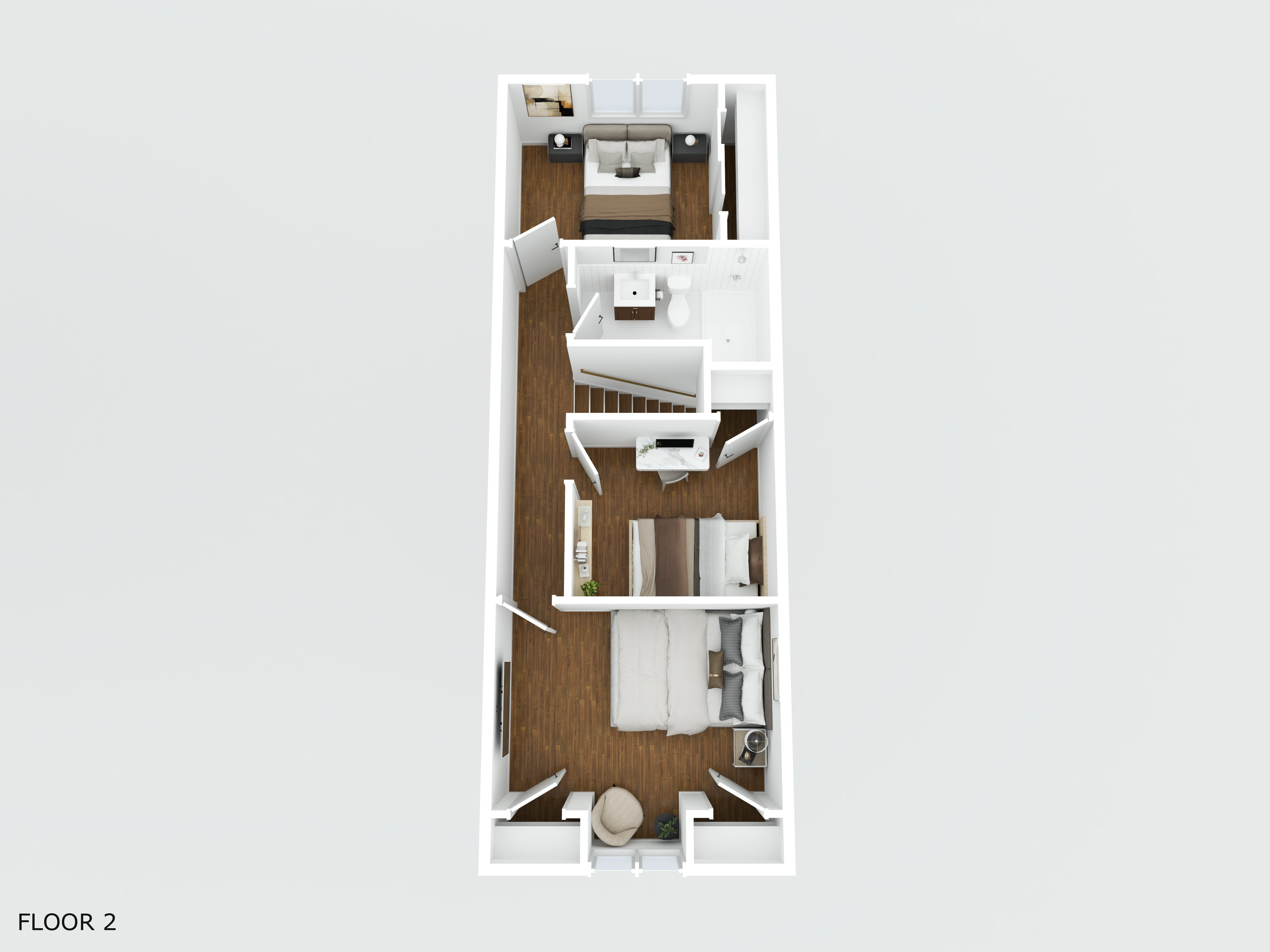3D Floor Plan - Alternative View